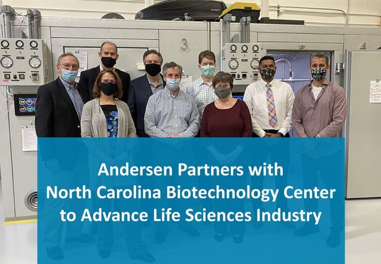 Andersen Partners with North Carolina Biotechnology Center to Advance Life Sciences Industry